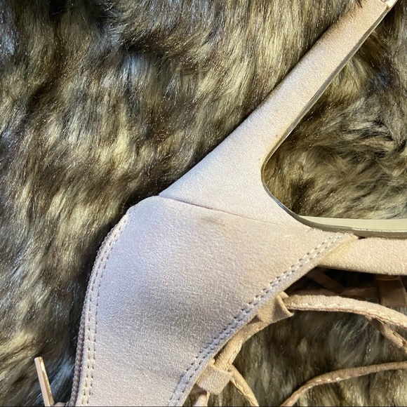 Just Fab Lace Up Heels - Picture 3 of 6